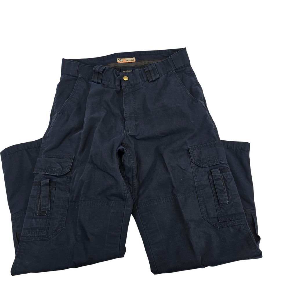 5.11 Tactical Mens Navy Blue Cargo Pants Size 36x32 Work Utility Outdoor